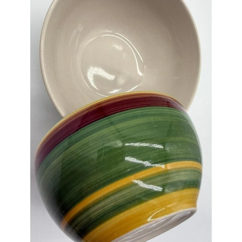 Thompson Pottery bowls green featuring